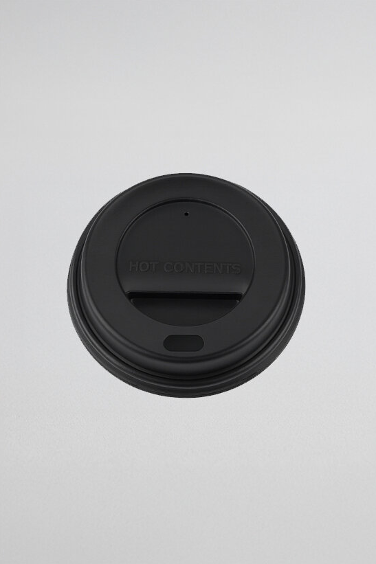Couvercle pour gobelet en carton 90 mm – 14/16 oz Dès 1 000 pièces.