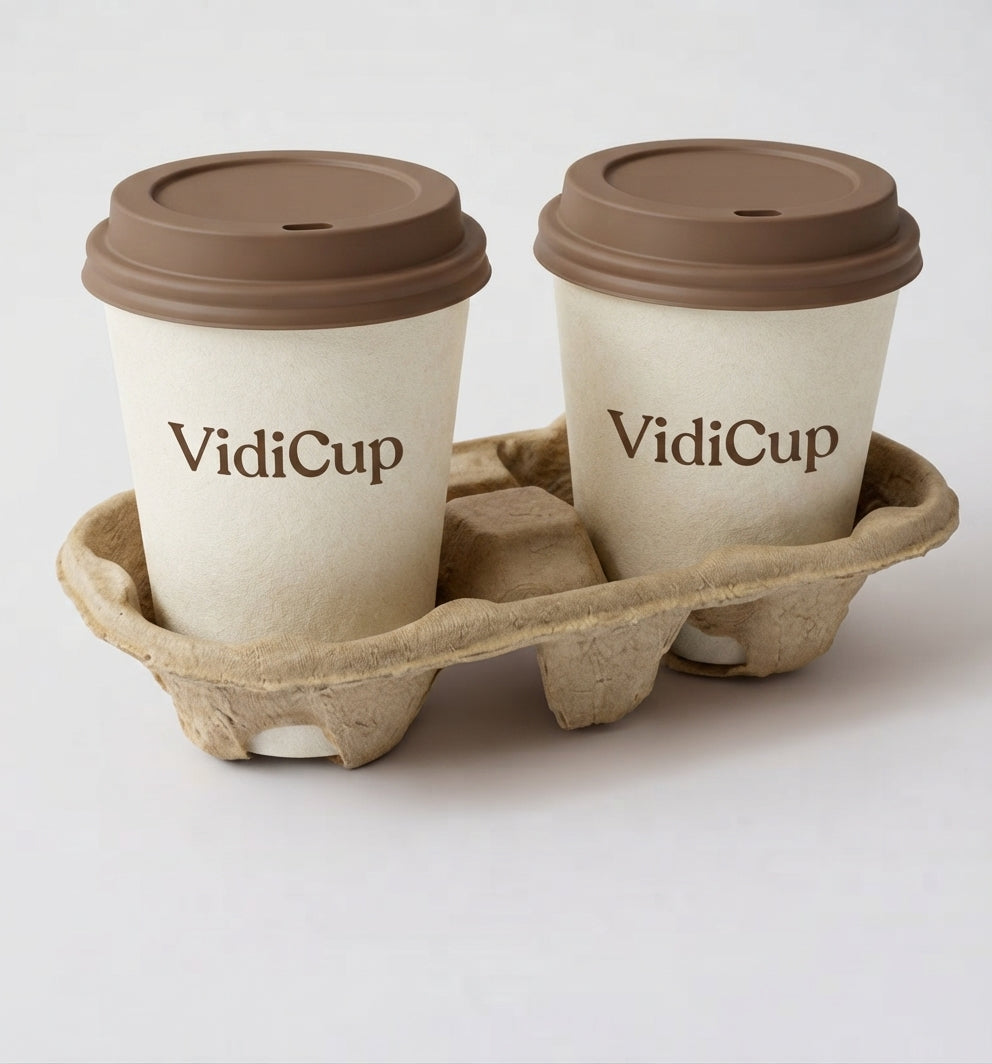 Porte-gobelets en carton pour 2 tasses Dès 240 pièces.
