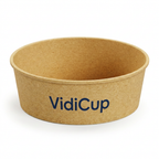 Saladier kraft 38 oz, 1 300 ml, personnalisé VidiCup
