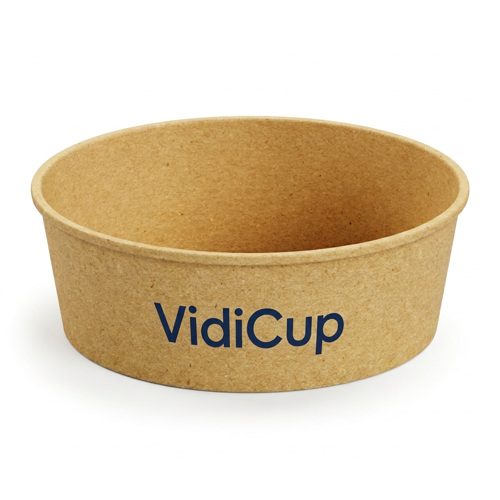 Saladier kraft 38 oz, 1 300 ml, personnalisé VidiCup