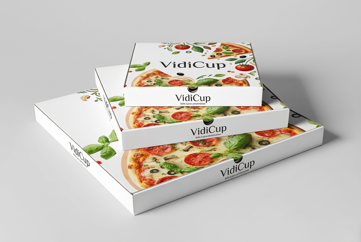 Boîte à pizza personnalisée